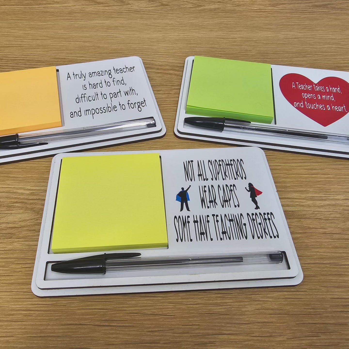 Memo Pad and Pen Holder