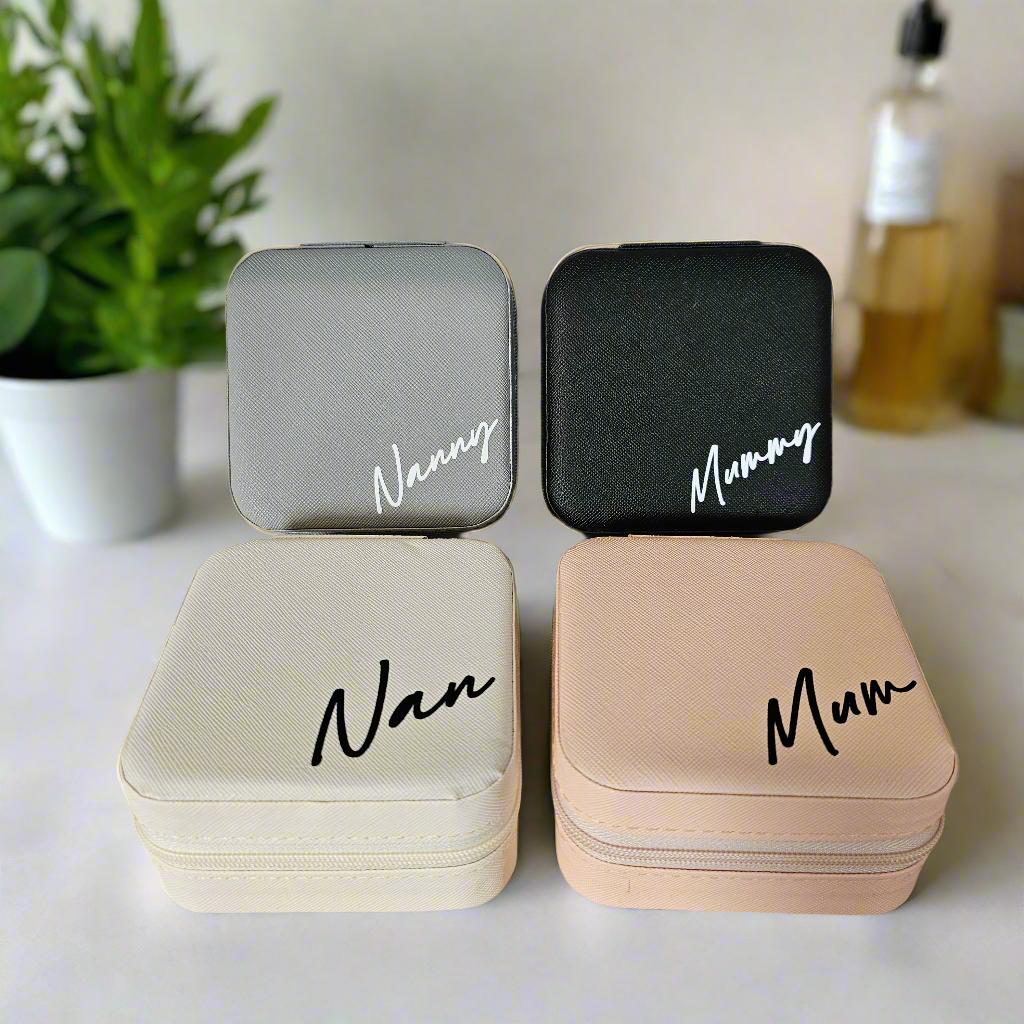 Personalised Travel Jewellery box