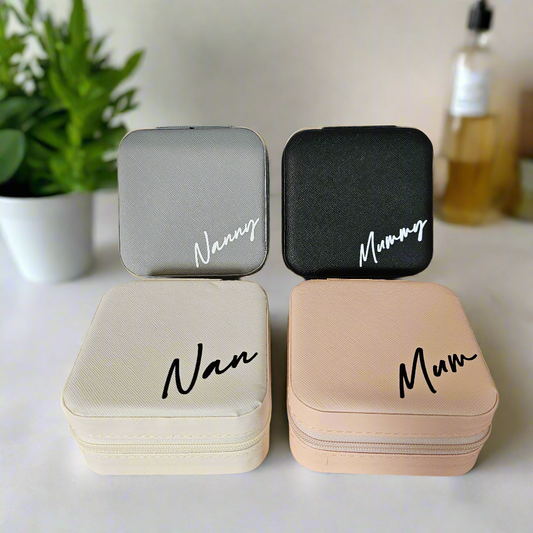 Personalised Travel Jewellery box