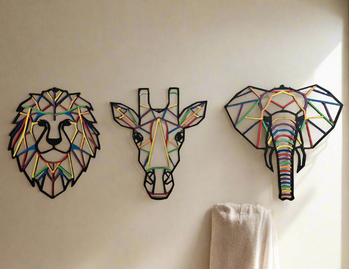 Geometric Animal Wall Art