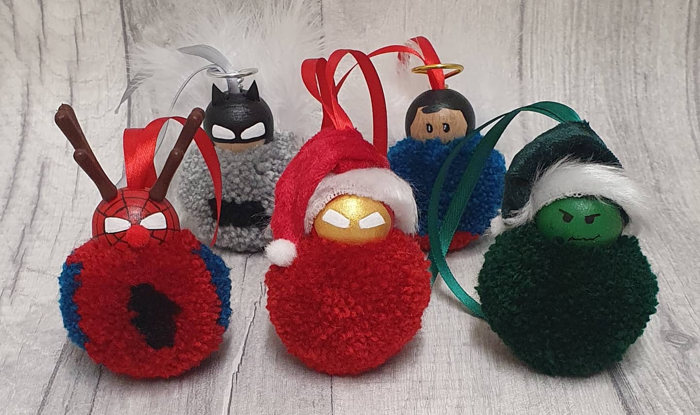 Superhero Christmas Tree Decorations