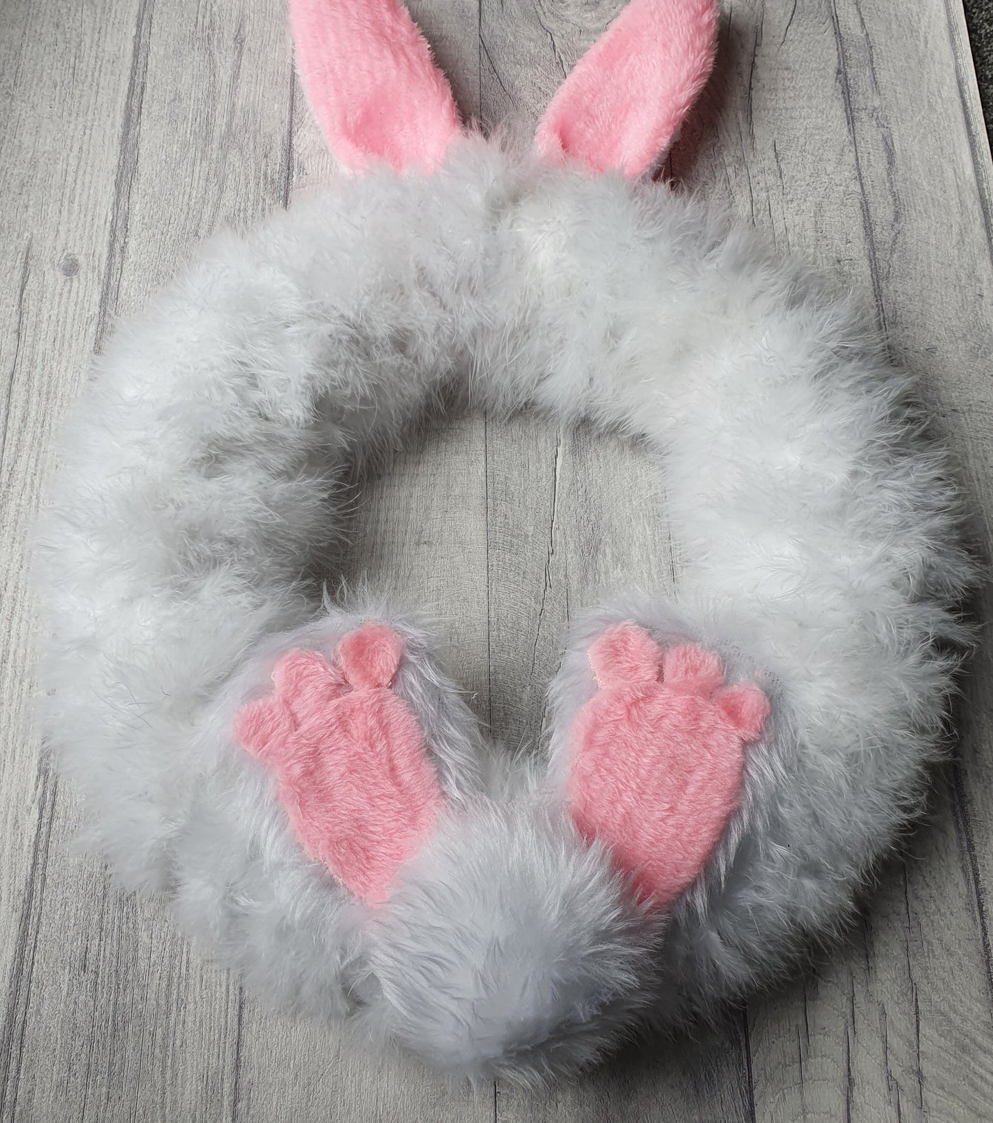 Fluffy Bunny Wreath