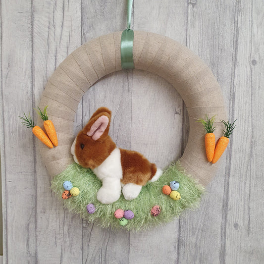 Spring Time Easter Bunny Wreath